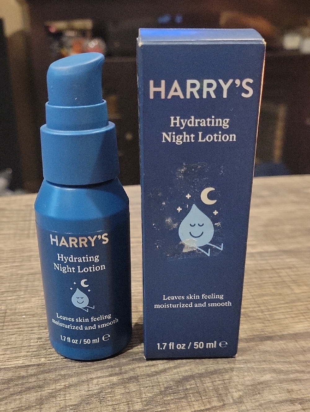 Harry's Hydrating Mens Night Lotion,full Size 1.7 Oz. Brand New In Box